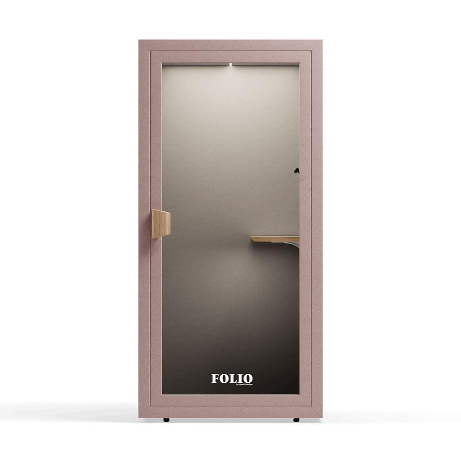 Office Phone Booth Folio - Sta opFolio Blush / Furniture Set 1