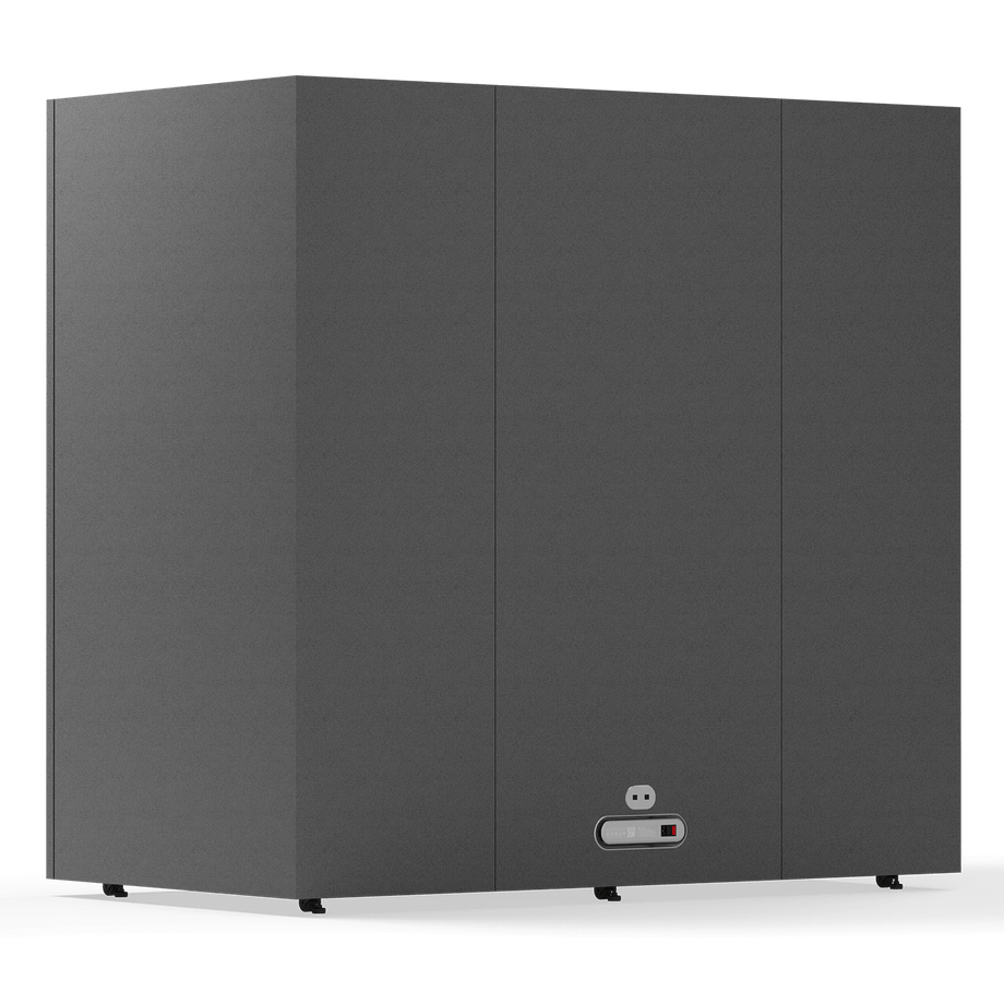 Folio Office Pod - 2-4 PersonFolio Dark Grey / Furniture As Per Images