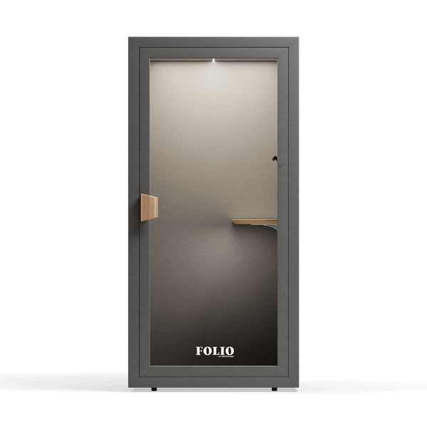 Office Phone Booth Folio - Sta opFolio Dark Grey / Furniture Set 1