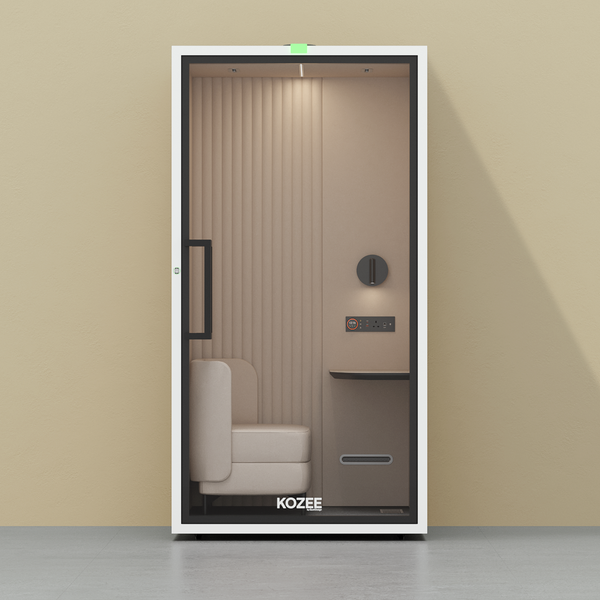 Kozee - Sit DownLight Grey / White / Ecrufarbener Stoff