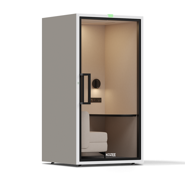 Kozee - Sit DownLight Grey / White / Ecrufarbener Stoff