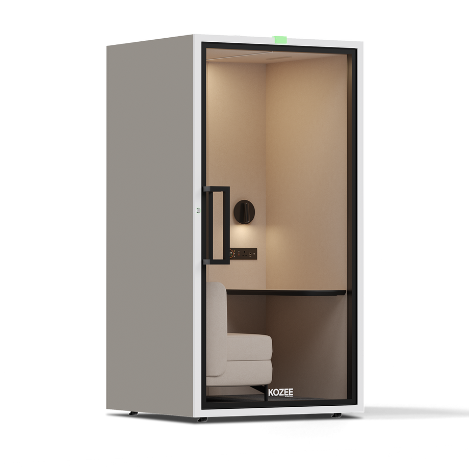 Kozee - Sit DownLight Grey / White / Ecrufarbener Stoff