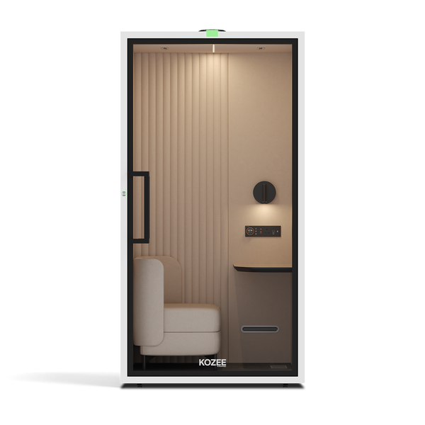 Kozee - Sit DownLight Grey / White / Ecrufarbener Stoff