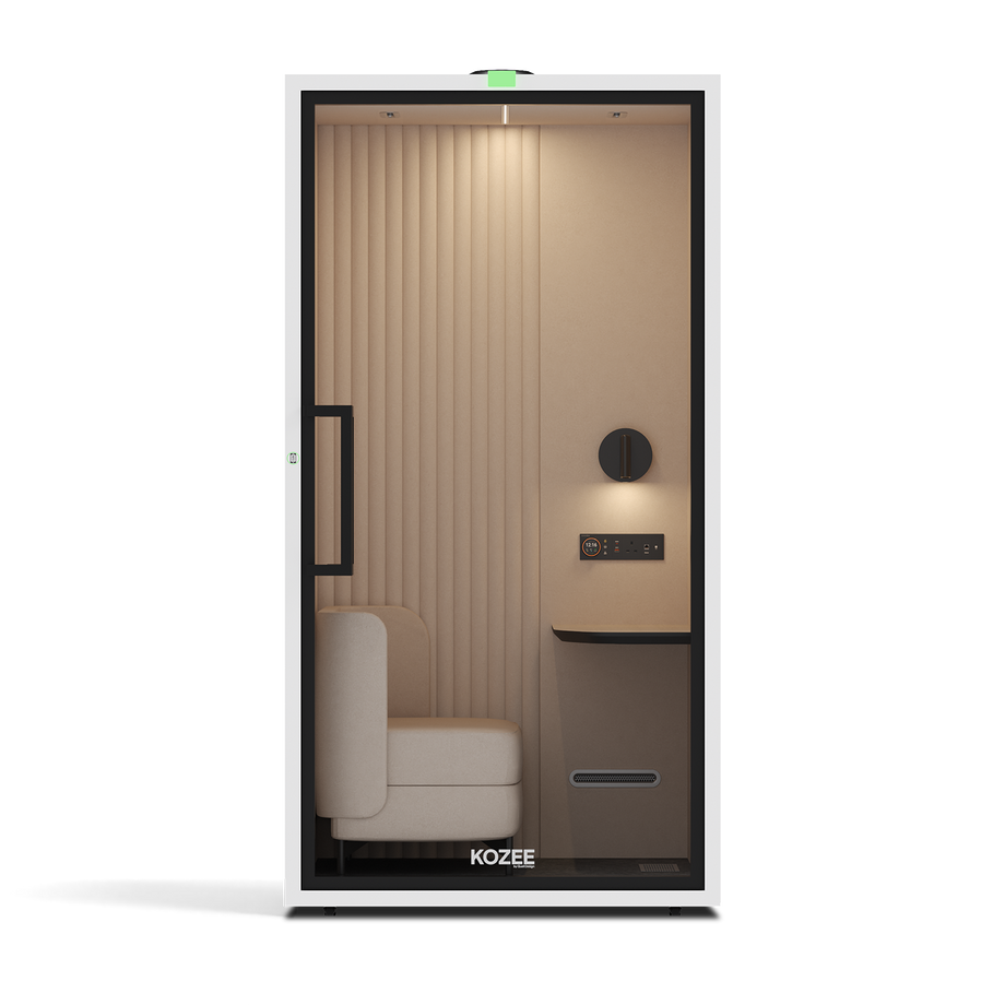 Kozee - Sit DownLight Grey / White / Ecrufarbener Stoff