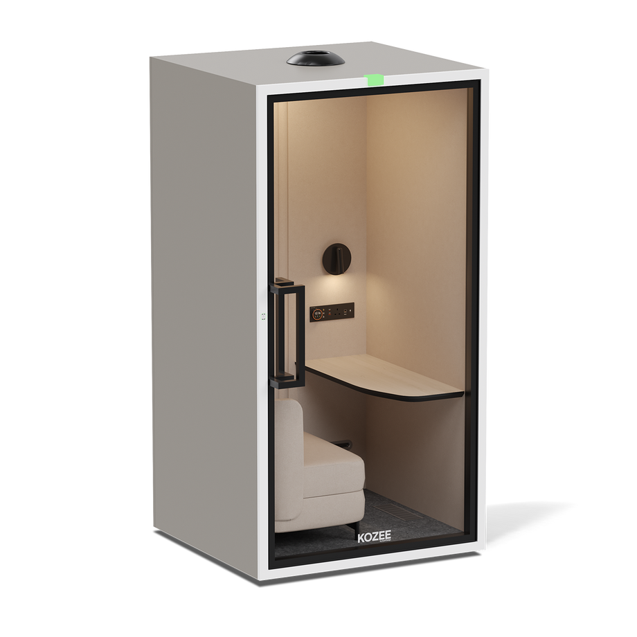 Kozee - Sit DownLight Grey / White / Ecrufarbener Stoff