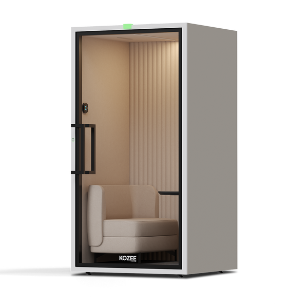 Kozee - Sit DownLight Grey / White / Ecrufarbener Stoff