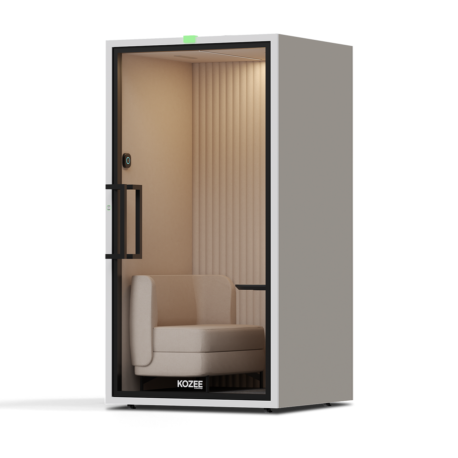 Kozee - Sit DownLight Grey / White / Ecrufarbener Stoff