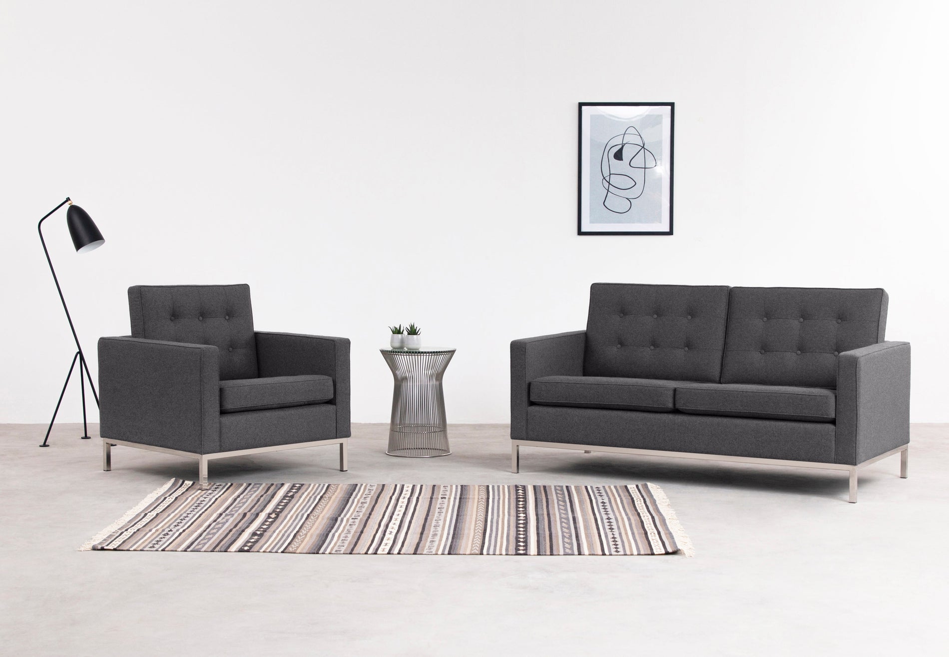 FlorenceDark Gray Wool