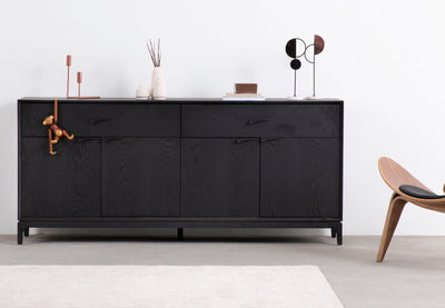 Credenza Black Ash - Image 16