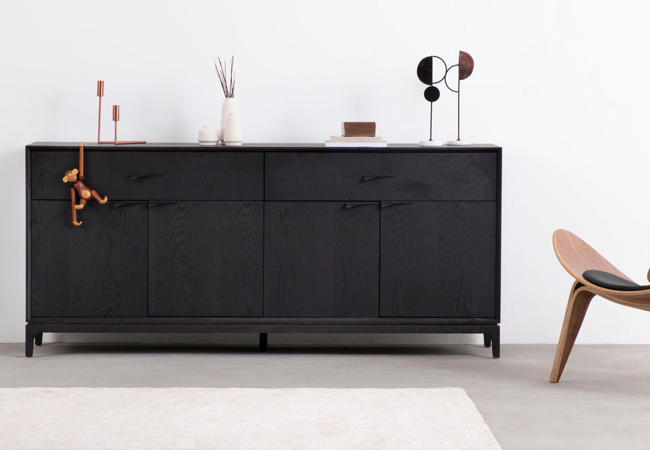 Credenza in frassino neroBlack