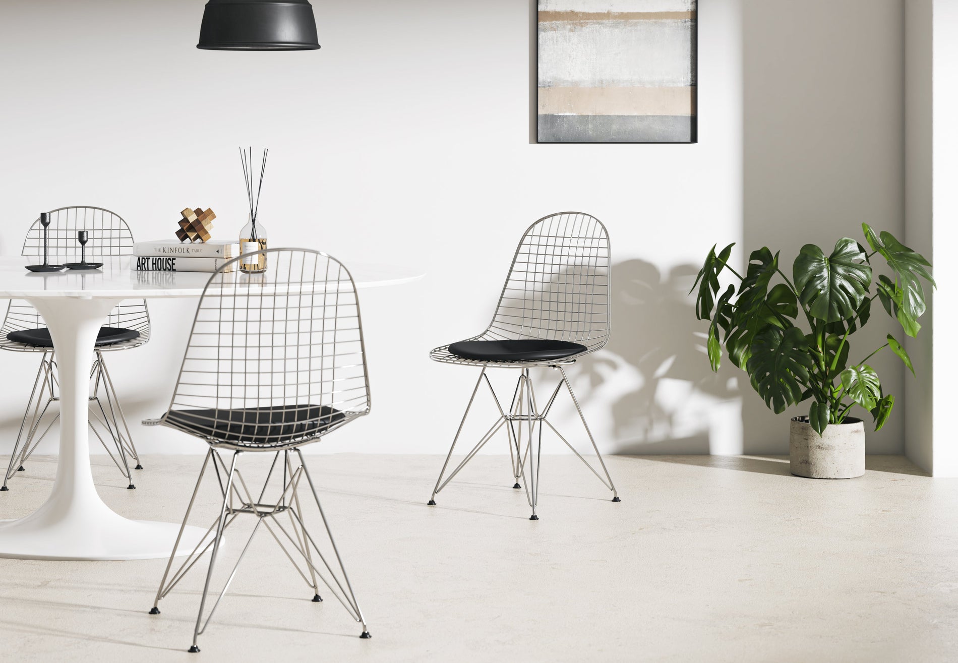 Eiffel WireEiffel Wire - Eiffel Wire Dining Chair, Chrome Frame