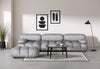 Bellini Ottoman - Light Gray Velvet - Image 8