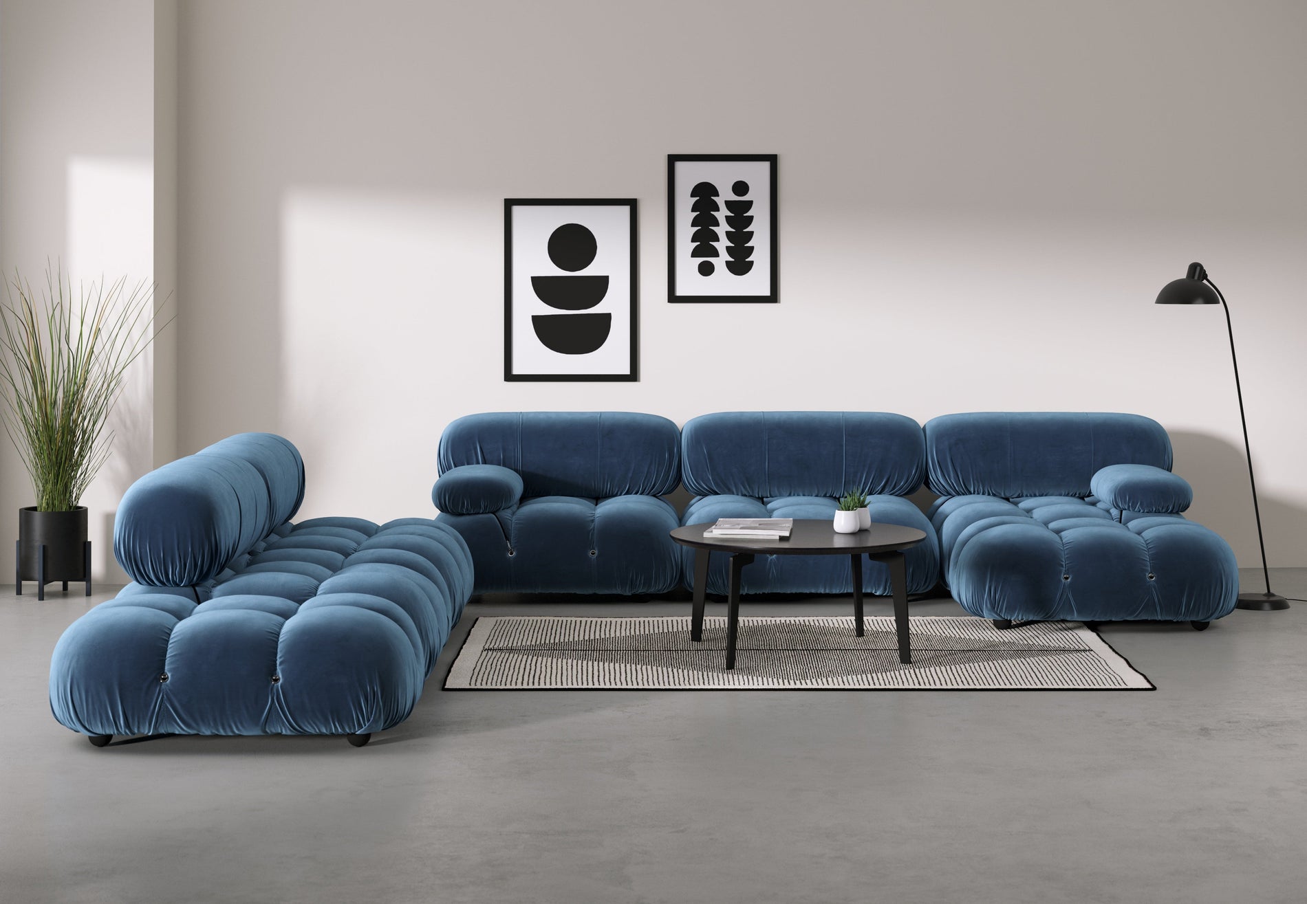 Bellini ModuleAegean Blue Velvet