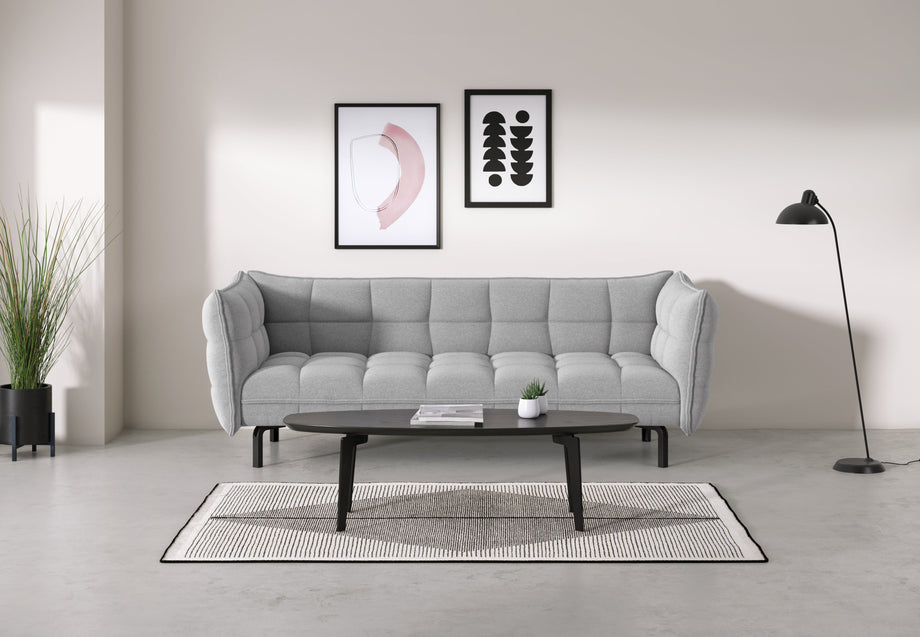 Stolik kawowy w stylu JoinJoin Style Coffee Table - Join Style Oval Coffee Table, Black, Large