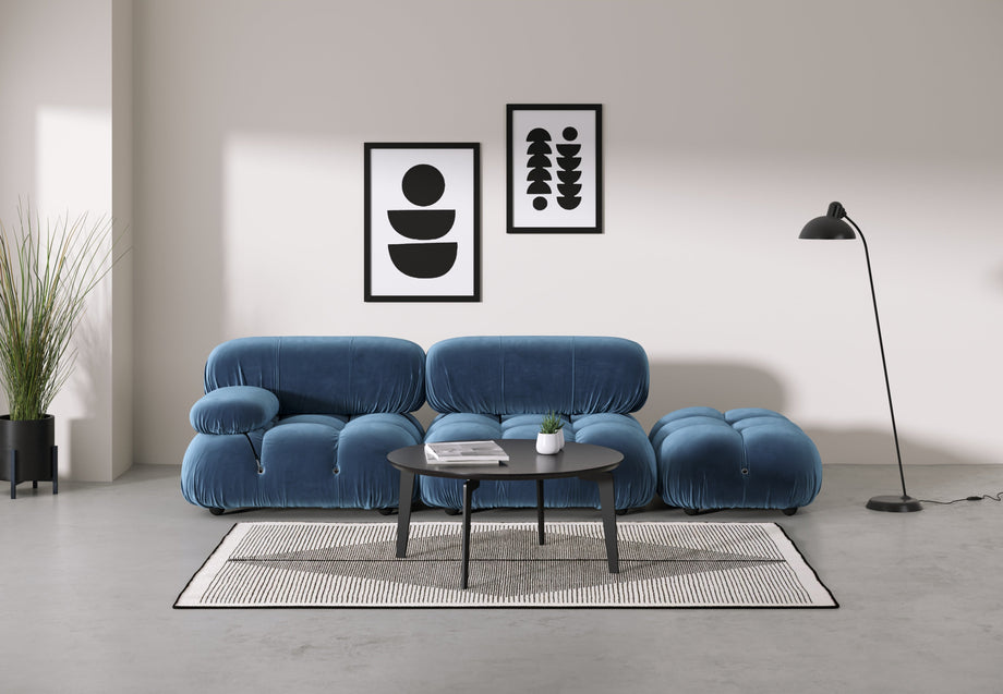 Divano BelliniAegean Blue Velvet