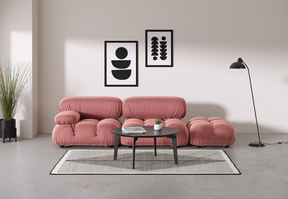 Divano BelliniBlush Pink Velvet