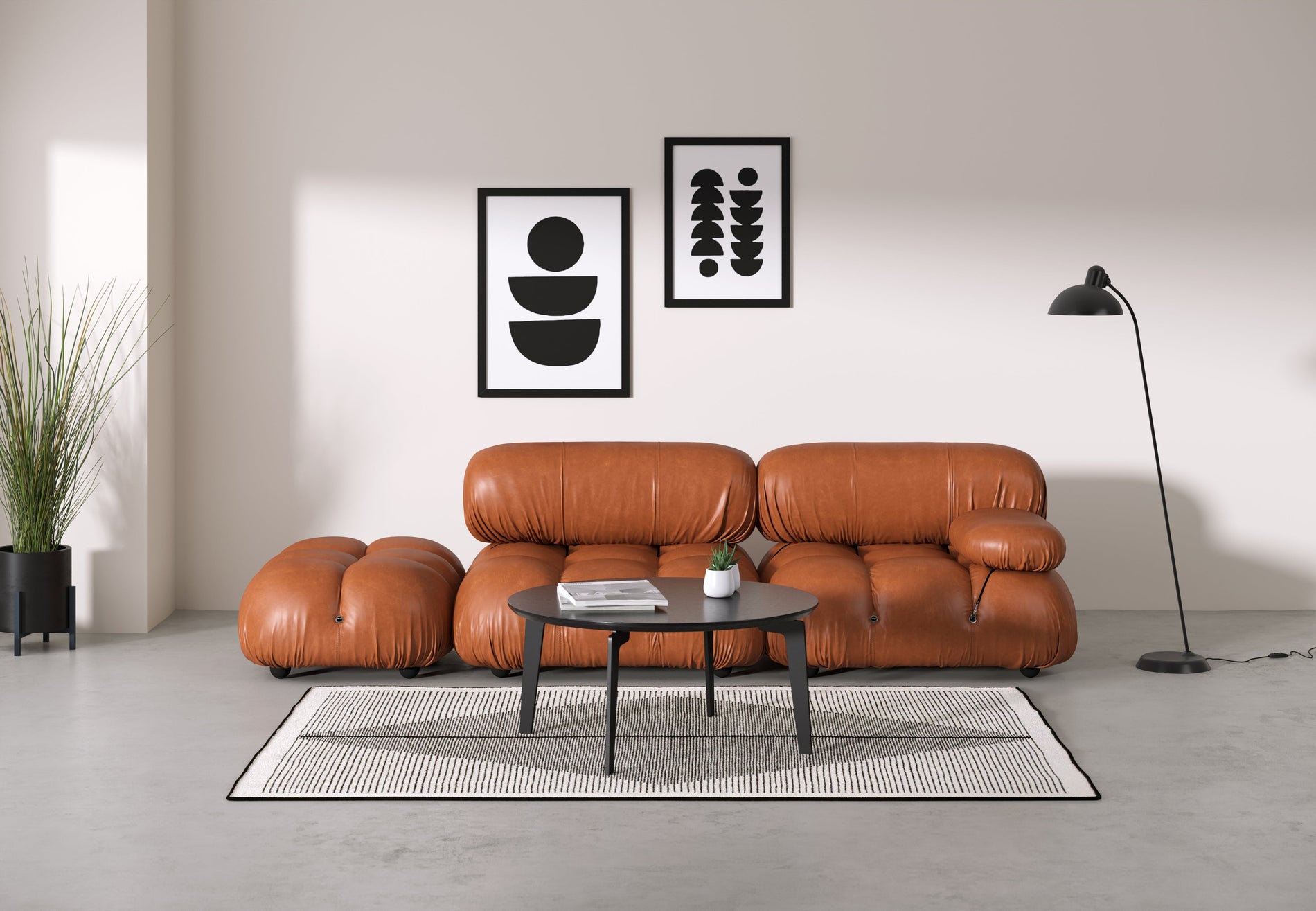 Bellini SofaTan Premium Leather