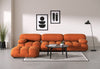Bellini Ottoman - Apricot Velvet - Image 8