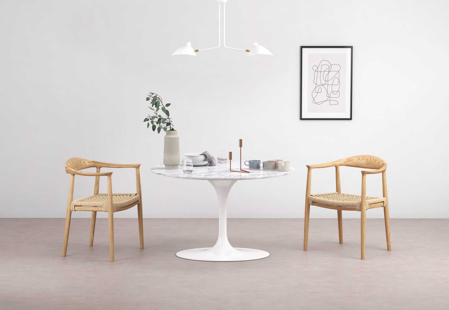 Mouille CeilingWhite