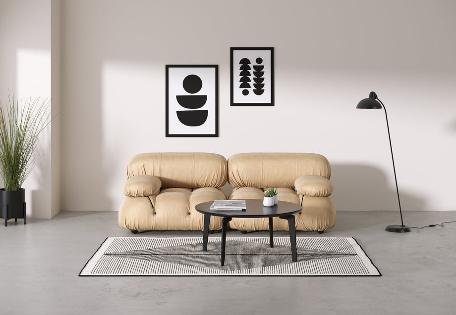 Bellini SofaEcru Velvet