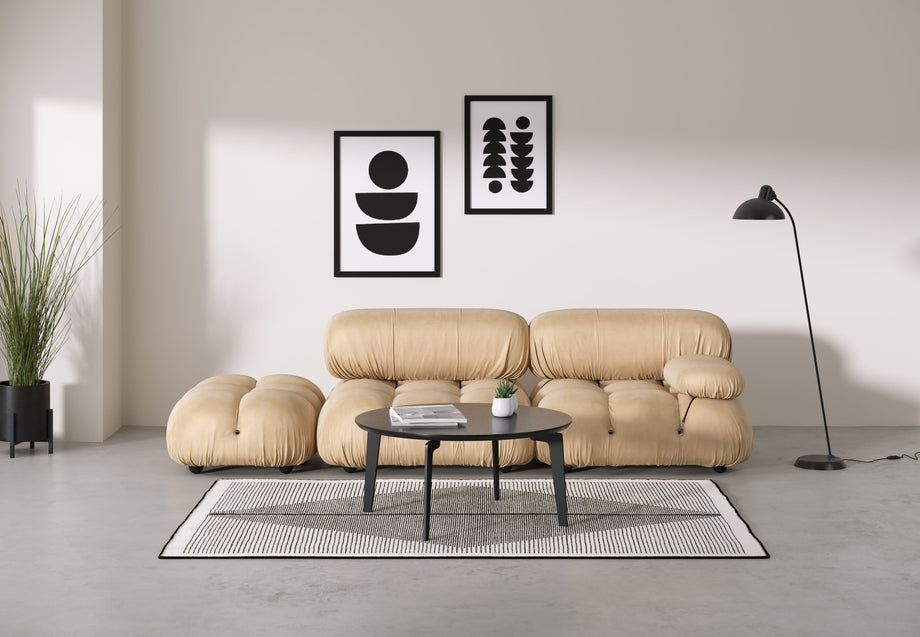 Bellini SofaEcru Velvet