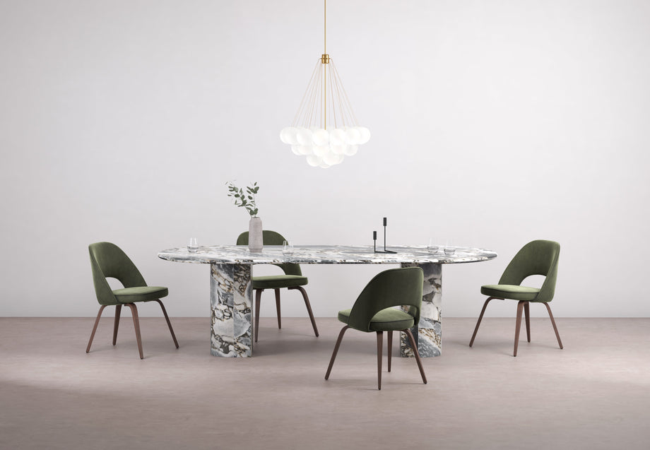 WolkeCloud - Cloud Chandelier, Large, Gold and Frosted Glass
