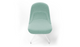 Bloom Scandinavian Inspired Office Chair by Quell Design – a modern Scandinavian-style chair with a contoured seat in linen velvet and eco-friendly synthetic leather, supported by Eiffel-style powder-coated aluminium legs. Elegant, ergonomic, and ideal for workspaces or leisure areas, embracing timeless simplicity and sustainable design.