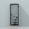 Quell Acoustic Soundproof pod in light grey, colour room