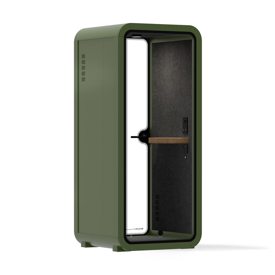 Office Pod Quell Akustyczny Green / No Furniture / Dark Grey