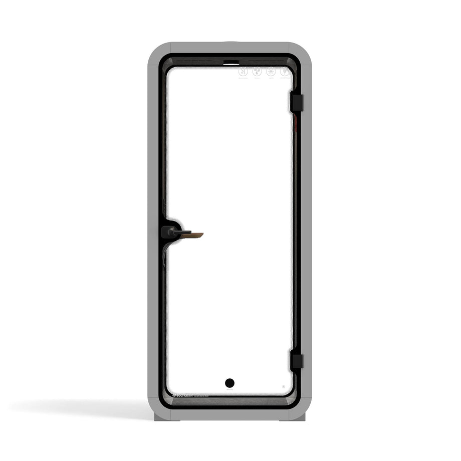 Office Pod Quell Akustyczny Light Grey / No Furniture | Upgraded Device Shelf / Dark Grey