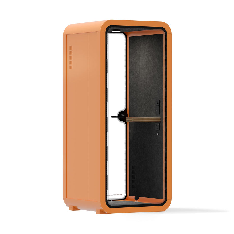 Office Pod Quell Akustyczny Orange / No Furniture / Dark Grey