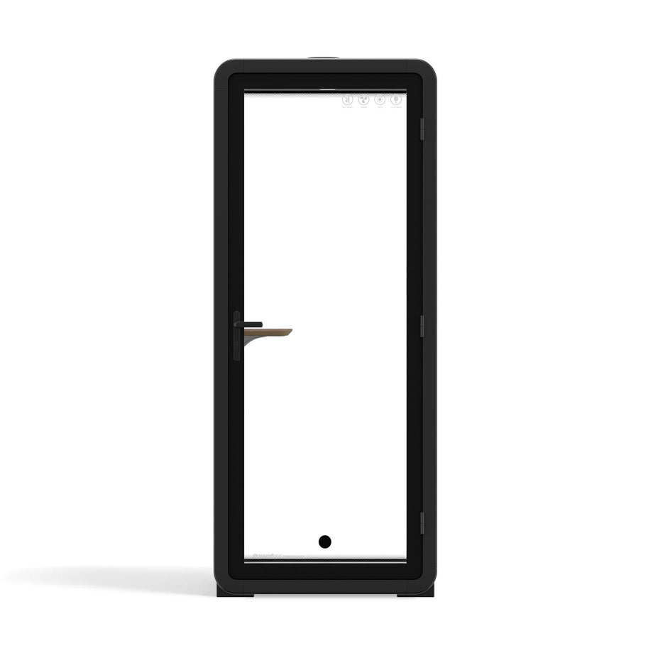 Office Pod Quell+ AcousticCharcoal / No Furniture / Dark Grey