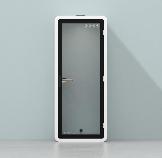 Office Pod Quell+ AcousticWhite / No Furniture / Dark Grey