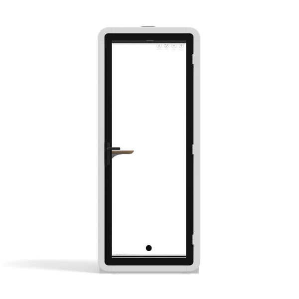 Office Pod Quell+ AcousticWhite / No Furniture / Dark Grey