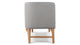 Mayor Style - Mayor Style - Mayor Style Three Seater Sofa, Light Gray Wool and Ash - Image 3