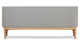 Mayor Style - Mayor Style - Mayor Style Three Seater Sofa, Light Gray Wool and Ash - Image 4