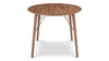 Norman - Norman - Norman Oval Dining Table, Walnut - Image 3