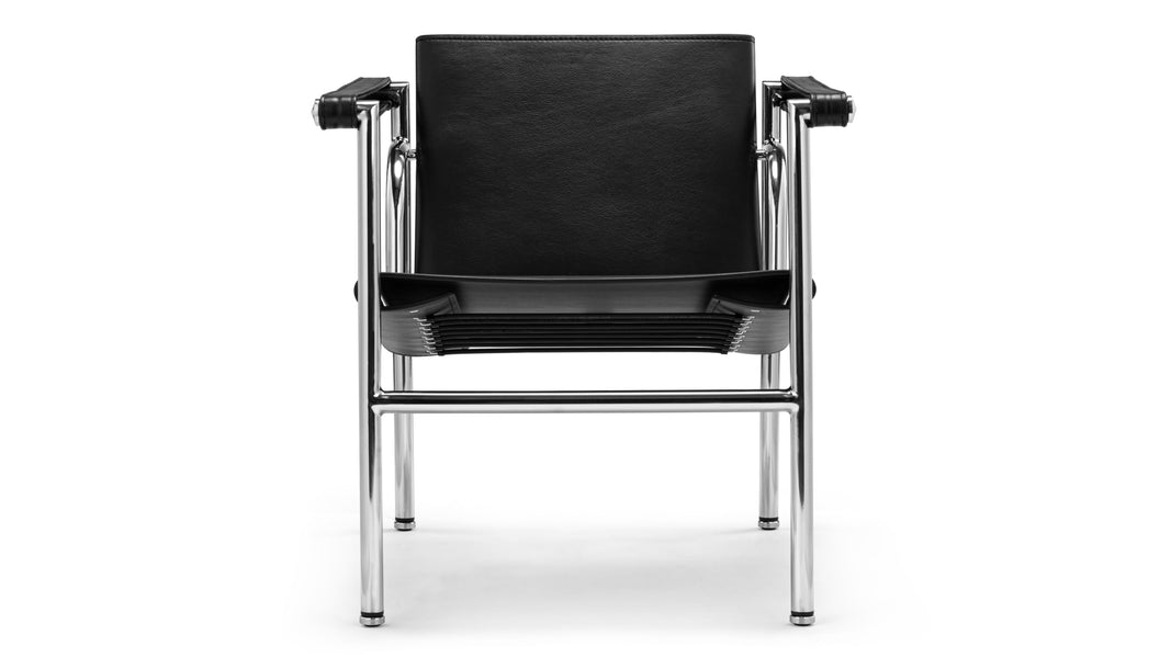 CorbusierMidnight Black Premium Leather
