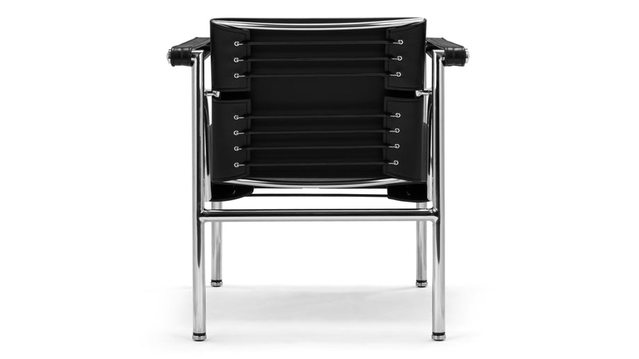 CorbusierMidnight Black Premium Leather
