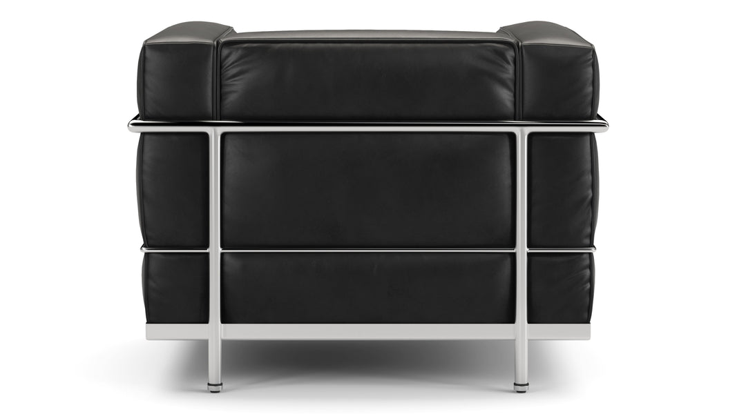 CorbusierMidnight Black Premium Leather