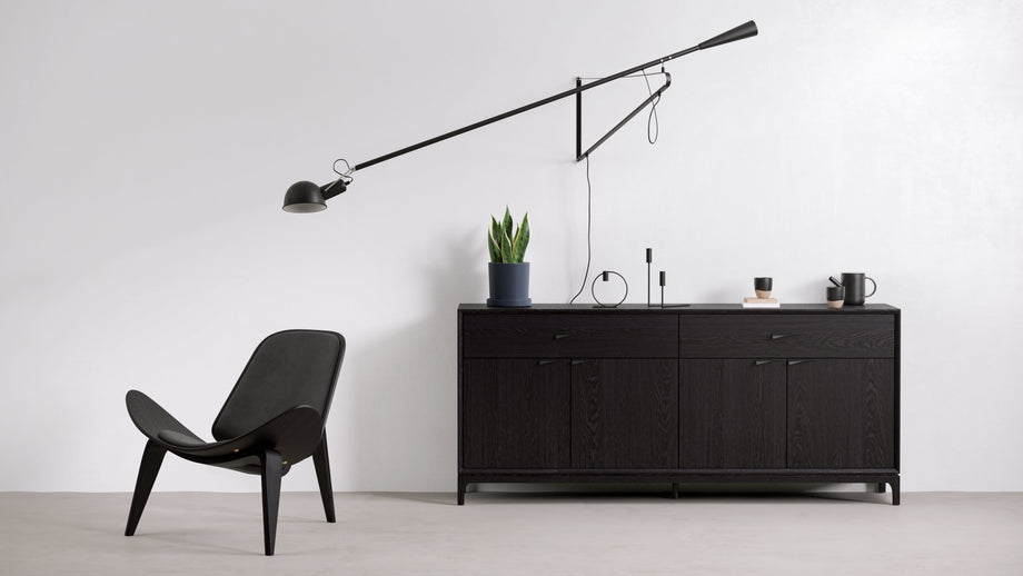 265265 - 265 Wall Lamp, Black