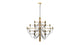 Gino Sarfatti - Gino Sarfatti - Gino Sarfatti Chandelier, Brass - Image 2