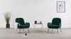 Miro - Miro - Miro Lounge Chair, Sacramento Green Wool - Image 7