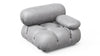 Bellini Module - Light Gray Velvet - Image 3
