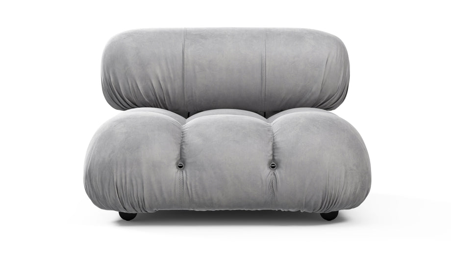 Module BelliniLight Gray Velvet