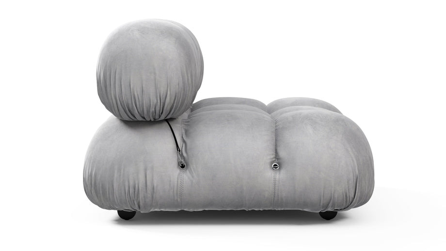 Module BelliniLight Gray Velvet