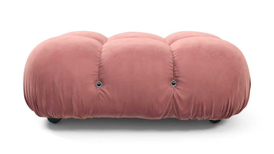 Bellini OttomanBlush Pink Velvet