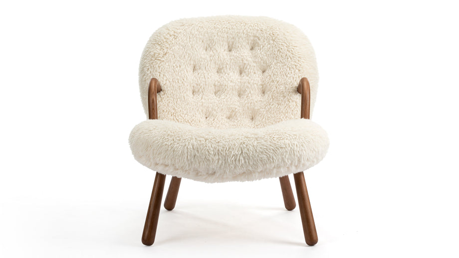 AlmejaWhite Long Hair Sherpa