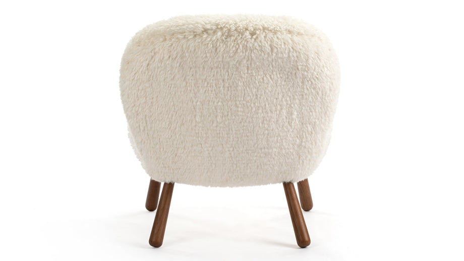 AlmejaWhite Long Hair Sherpa