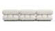 Bellini Sectional - White Boucle - Image 5